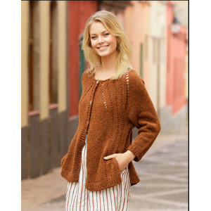 Autumn Spice Cardigan by DROPS Design - Strickmuster mit Kit Pullover - Medium von Drops - Garnstudio