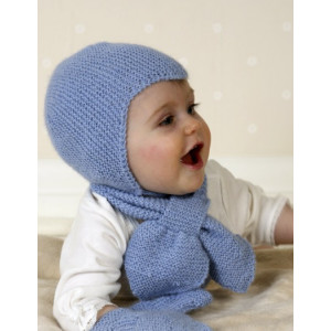 Baby Aviator Hat by DROPS Design - Strickmuster mit Kit Baby-Mütze, Sc - 1/3 mdr von Drops - Garnstudio