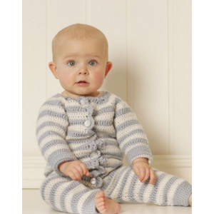 Baby Blues by DROPS Design - Häkelmuster mit Kit Baby-Overall Größen 0 - 0/1 mdr von Drops - Garnstudio