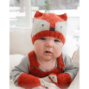 Baby Fox by DROPS Design - Baby Mütze und Fäustlinge Strickmuster Größ - 0/1 mdr von Drops - Garnstudio