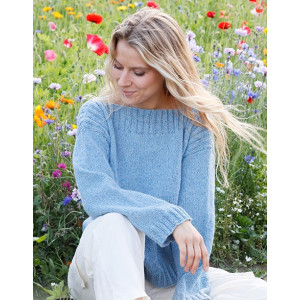 Blue Shore by DROPS Design - Bluse Strickmuster Größe S - XXXL - Small von Drops - Garnstudio