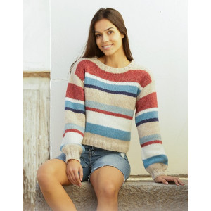 Bretagne by DROPS Design - Strickmuster mit Kit Pullover Größen S - XX - XXX-Large von Drops - Garnstudio