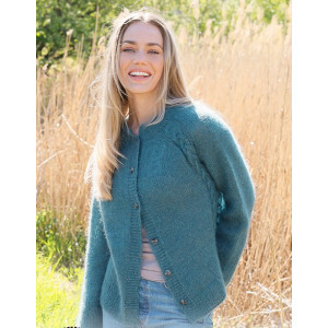 Cabled Bliss Cardigan by DROPS Design - Strickmuster für Strickjacken - XXX-Large von Drops - Garnstudio