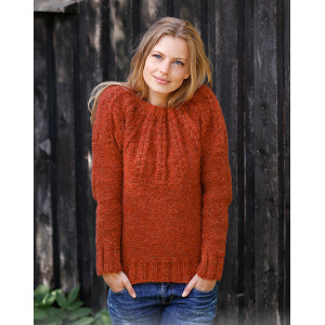 Clemence by DROPS Design - Strickmuster mit Kit Pullover Größen S - XX - X-Large von Drops - Garnstudio