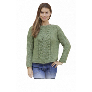 Clover by DROPS Design - Strickmuster mit Kit Pullover Größen S - XXXL - Large von Drops - Garnstudio