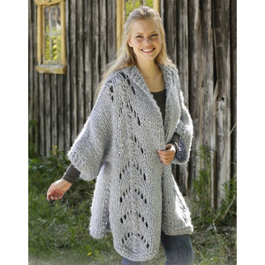 Comfort Zone by DROPS Design - Strickmuster mit Kit Jacke Größen S - X - Large von Drops - Garnstudio