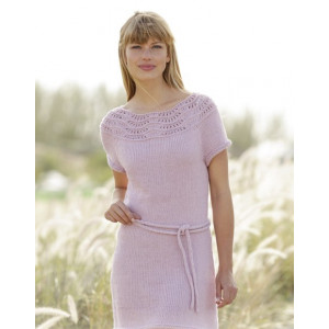 Cornelia by DROPS Design - Strickmuster mit Kit Kleid mit Wellenmuster - X-Large von Drops - Garnstudio