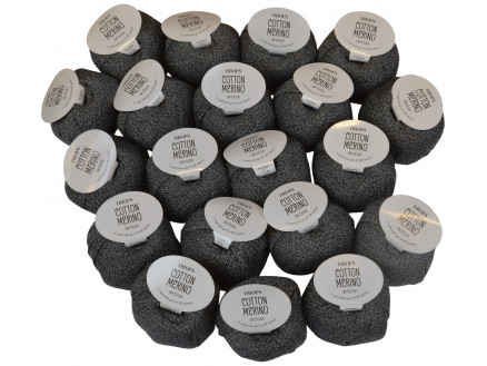 Drops Cotton Merino 20 Knäuel Farbpackung Unicolor 19 Grau Drops Cotton Merino 20 Knäuel Farbpackung Unicolor 19 Grau von Drops - Garnstudio