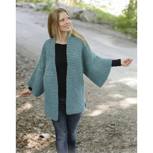 Emerald Isle by DROPS Design - Strickmuster mit Kit Jacke Größen S - X - XX-Large von Drops - Garnstudio