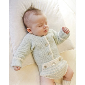 First Impression by DROPS Design - Strickmuster mit Kit Baby-Body Größ - 0/1 mdr von Drops - Garnstudio