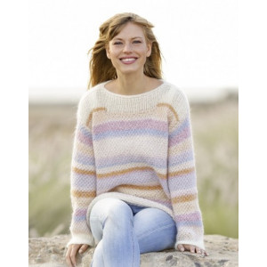 Forever Young by DROPS Design - Strickmuster mit Kit Pullover im große - Large von Drops - Garnstudio