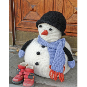 Frank by DROPS Design - Strickmuster mit Kit Schneemann mit Mütze und - 36 cm von Drops - Garnstudio