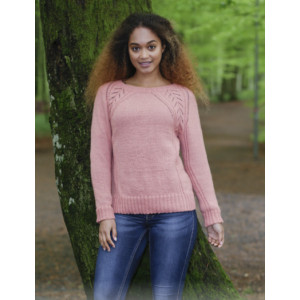 Für Elise by DROPS Design - Strickmuster mit Kit Pullover mit Spitzenm - Large von Drops - Garnstudio