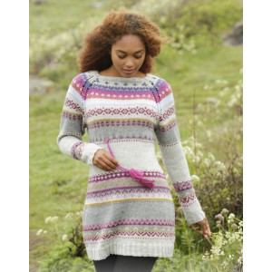 Highland Heather by DROPS Design - Kleid Strickanleitung Gr. S - XXXL - Large von Drops - Garnstudio