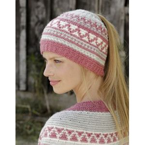 Hint of Heather Hat by DROPS Design - Mütze Strickmuster Gr. S/M - L/X - Large/X-Large von Drops - Garnstudio