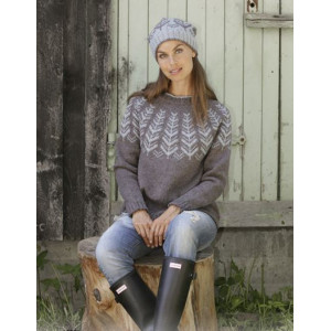 Inner Circle by DROPS Design - Strickmuster mit Kit Pullover Größen S - Large von Drops - Garnstudio