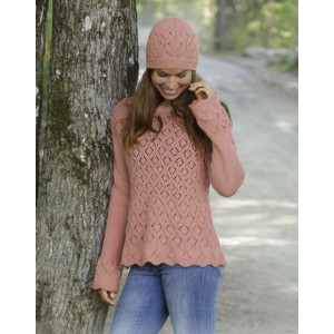 Lady Angelika by DROPS Design - Strickmuster mit Kit Pullover Größen S - Medium von Drops - Garnstudio