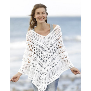 Light's Embrace by DROPS Design - Poncho Häkelanleitung Gr. S/M - XXL/ - Small / Medium von Drops - Garnstudio