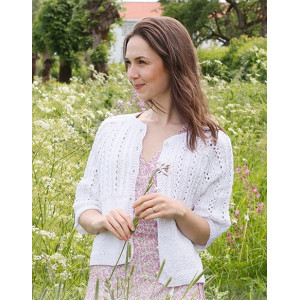 Lost in Summer Cardigan by DROPS Design - Strickmuster für Strickjacke - Large von Drops - Garnstudio