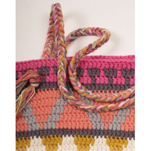 Market Day by DROPS Design - Häkelmuster mit Kit Tasche mit farbigem M - Onesize von Drops - Garnstudio