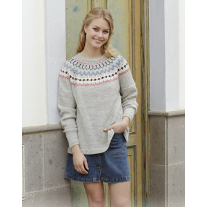 Mina Pullover by DROPS Design - Strickmuster mit Kit Bluse Größen S - - X-Large von Drops - Garnstudio