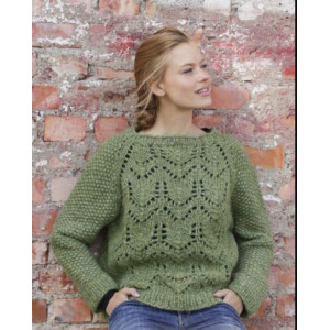 Miss Moss by DROPS Design - Strickmuster mit Kit Pullover Größen S - X - Large von Drops - Garnstudio