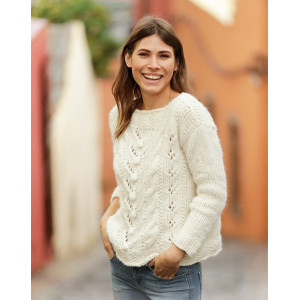 Mountain Holiday by DROPS Design - Strickmuster mit Kit Pullover Größe - Medium von Drops - Garnstudio