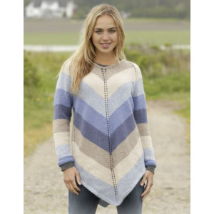 Ocean Stripes by DROPS Design - Strickmuster mit Kit Tunica mit Streif - XX-Large von Drops - Garnstudio