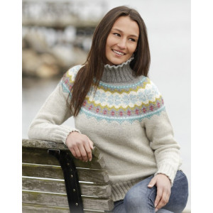 October Dream by DROPS Design - Strickmuster mit Kit Pullover mit norw - XXX-Large von Drops - Garnstudio