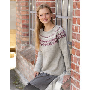 Old Mill Pullover by DROPS Design - Strickmuster mit Kit Pullover Größ - Large von Drops - Garnstudio