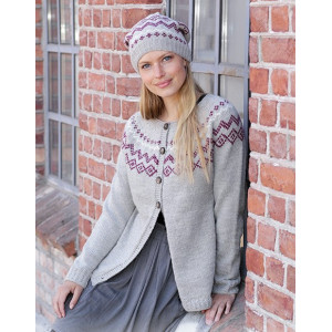 Old Mill by DROPS Design - Strickmuster mit Kit Jacke Größen S - XXXL - Large von Drops - Garnstudio