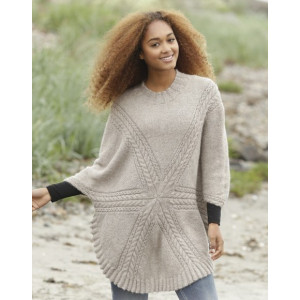 Sand Tracks by DROPS Design - Strickmuster mit Kit Pullover mit Zopfmu - Large von Drops - Garnstudio