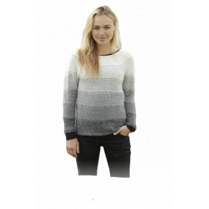 Shades of Grey by DROPS Design - Strickmuster mit Kit Pullover mit run - XX-Large von Drops - Garnstudio