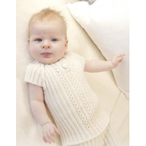 Simply Sweet Singlet by DROPS Design - Strickmuster mit Kit Baby-Unter - 12/18 mdr von Drops - Garnstudio