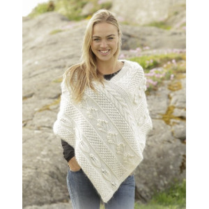 Snow Beads by DROPS Design - Strickmuster mit Kit Poncho mit versch. M - Large/X-Large von Drops - Garnstudio