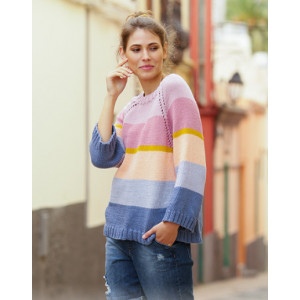 Sonora Sunrise Sweater by DROPS Design - Strickmuster mit Kit Pullover - Large von Drops - Garnstudio