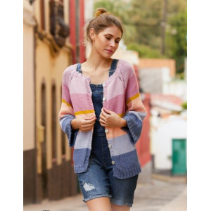 Sonora Sunrise by DROPS Design - Strickmuster mit Kit Jacke Größen S - - Large von Drops - Garnstudio