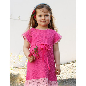 Spring Awaits by DROPS Design - Baby Kleid Häkelmuster mit Kit Größen - 0/1 mdr von Drops - Garnstudio