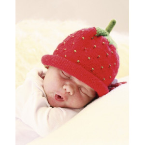 Sweet Strawberry by DROPS Design - Strickmuster mit Kit Baby-Mütze Grö - 1/3 mdr von Drops - Garnstudio