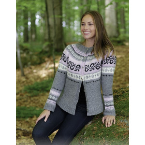 Telemark Jacket by DROPS Design - Strickmuster mit Kit Jacke mit Norwe - Large von Drops - Garnstudio