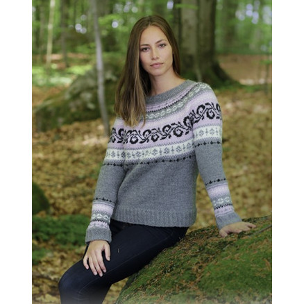 Telemark by DROPS Design - Strickmuster mit Kit Pullover mit mehrfarbigem Norwegischem Muster Größen S - XXXL Telemark by DROPS Design - Strickmuster mit Kit Pullover mit mehrfarbigem Norwegischem Muster Größen S - XXXL von Drops - Garnstudio