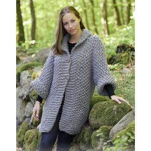 The Grove by DROPS Design - Strickmuster mit Kit Jacke mit Perlmuster - Large/X-Large von Drops - Garnstudio