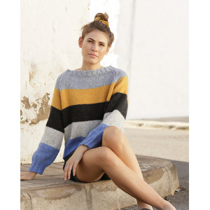 Valencia by DROPS Design - Strickmuster mit Kit Pullover Größen S - XX - Medium von Drops - Garnstudio