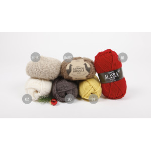 Weihnachtspullover KAL 2018 by DROPS Design Alaska und Alpaca Bouclé G - Medium von Drops - Garnstudio