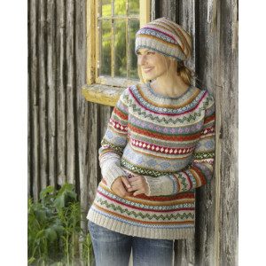 Winter Carnival by DROPS Design - Strickmuster mit Kit Pullover Größen - Large von Drops - Garnstudio