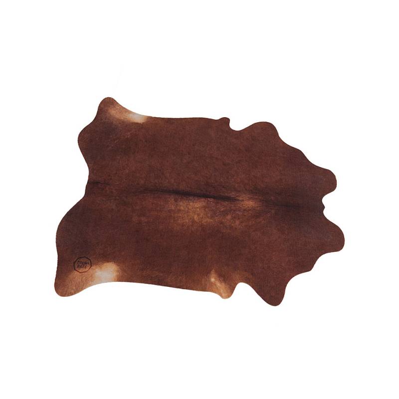 DrumNBase 185 x 160 cm Vegan Cow Betsy Red Brown Drum Zubehör von DrumNBase