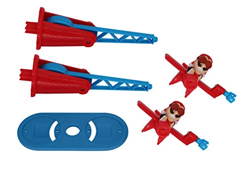 Drunken Louie Doppeldecker für Looping Louie Spielarm mit 2 Flugzeugen Tuning Edition 2020 (Adapterplatte + 2X Flieger, Türkis) von Drunken Louie