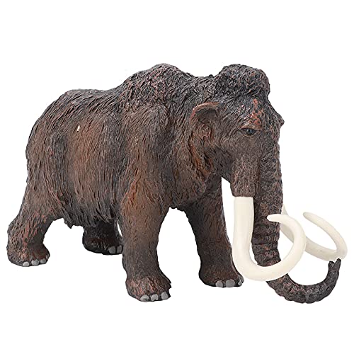 Dsacxixai Simulierte Mammut-Tierstatue, Minifigur, Ornament, Spielzeugfigur, Wildtiere, Spielzeug für Kinder ab 3 Jahren, uraltes Mammutspielzeug 20 x 13,5 x 7 cm (uraltes Mammut) von Dsacxixai