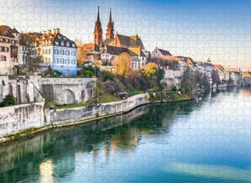 1000 Teile Puzzle für Erwachsene, Lernspiele, Familienpuzzle, Munster Kathedrale, DIY-Puzzle, kreativer Spaß, klassisches Puzzle für Erwachsene und Kinder von Dsawqezh