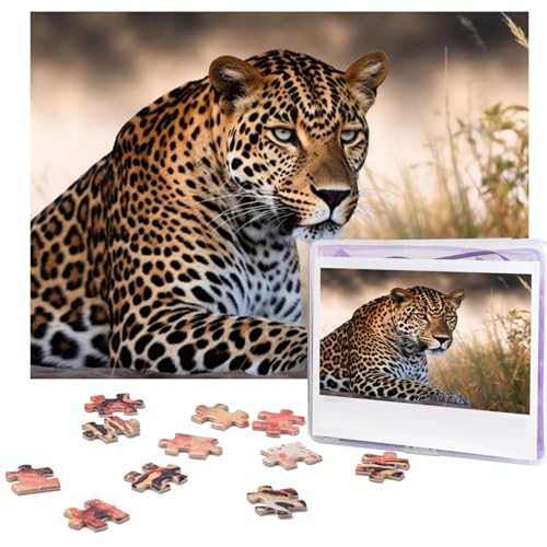 1000 Teile Puzzle für Erwachsene, afrikanisches Tier, Leopardenbild, Puzzle, individuelle Puzzles aus Fotos, Urlaub, einzigartige Geschenke für Wandkunst, Herausforderungspuzzles, Lernspiele, von Dsawqezh